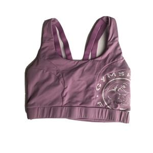 GymShark Sport Bra Dry-Fit Fabric Pink Strappy Back XS